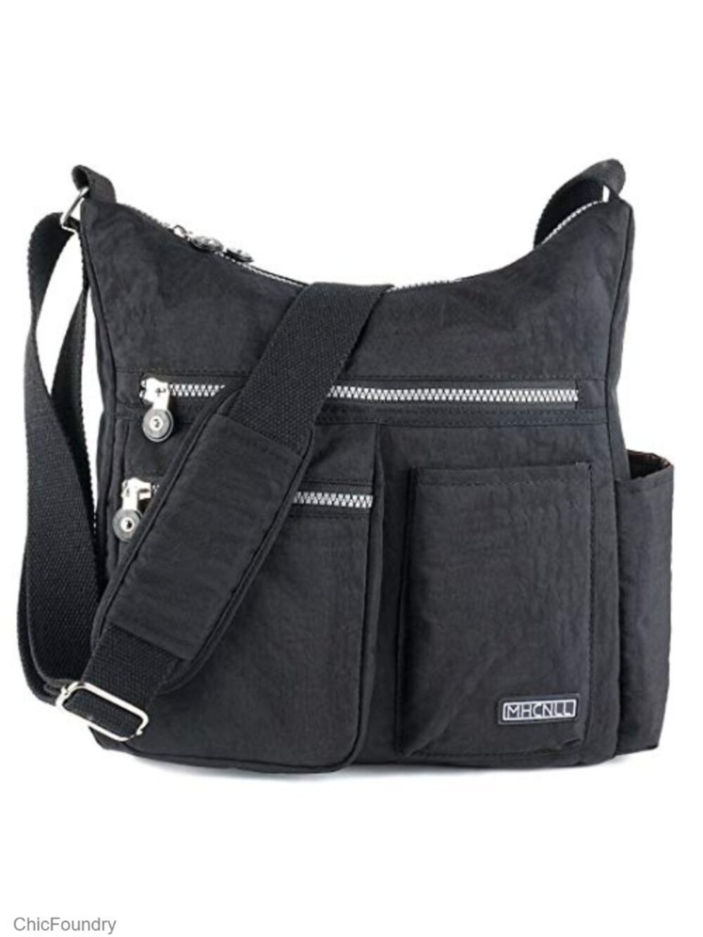 Women's Lightweight Nylon Crossbody Bag RFID Anti-Theft Padded Strap Travel